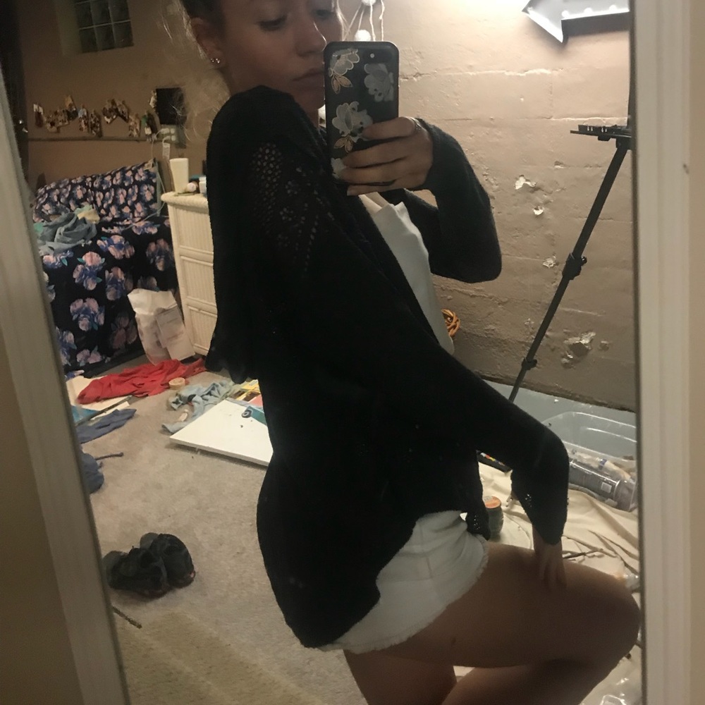 Hooded cardigan
